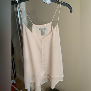 H&M Cream Layered Camisole Top| Ballet core